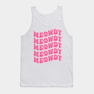 Meowdy Cowboy Cat Meme funny western For Women T-Shirt Tank Top